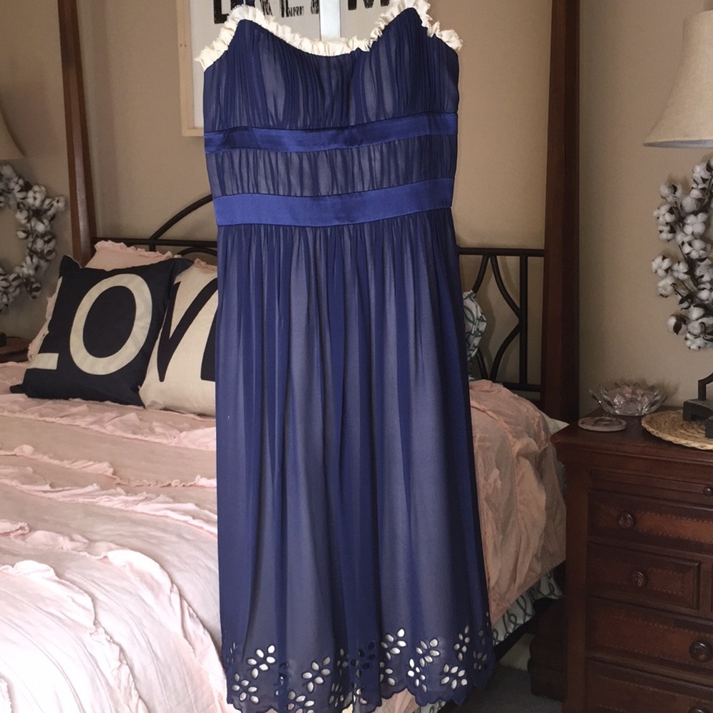 BCBG Paris blue dress - 4